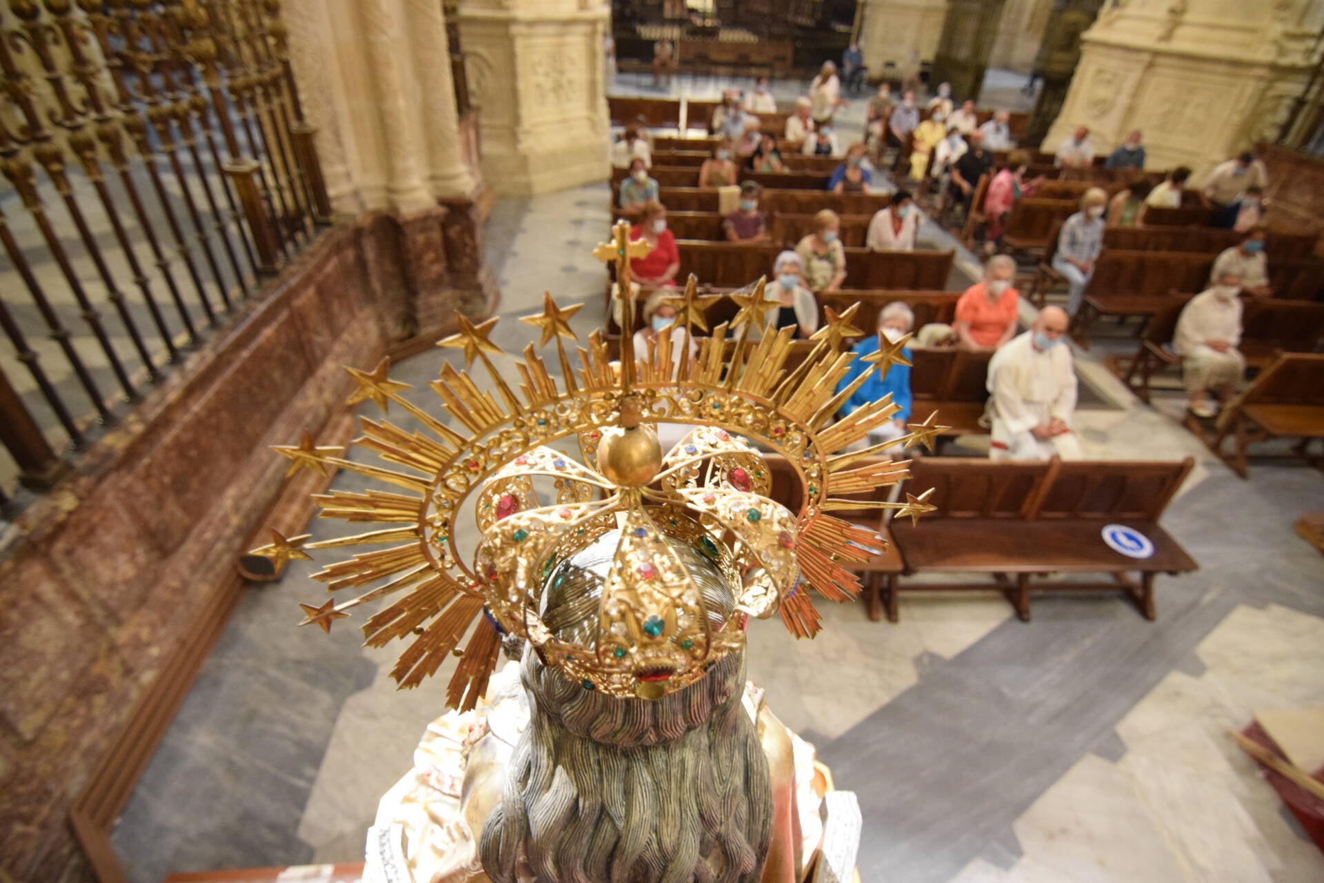 Fotos: La festividad de Santa María La Mayor se adapta en tiempos de la covid-19