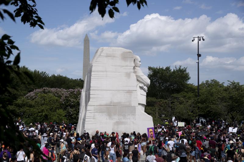 Fotos: La marcha contra el racismo en Washington, en imágenes