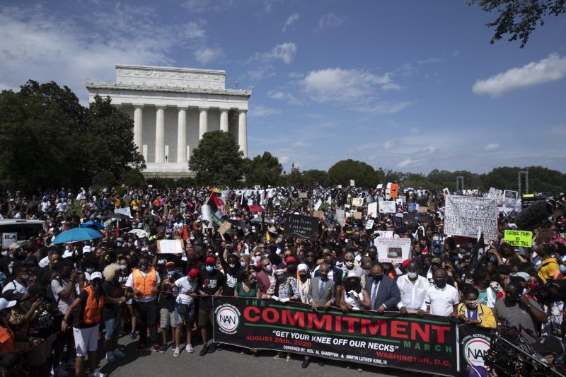 Fotos: La marcha contra el racismo en Washington, en imágenes