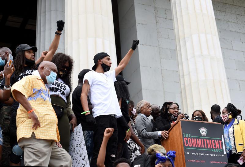 Fotos: La marcha contra el racismo en Washington, en imágenes