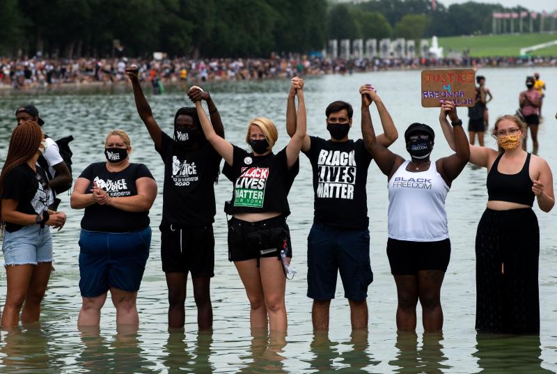 Fotos: La marcha contra el racismo en Washington, en imágenes