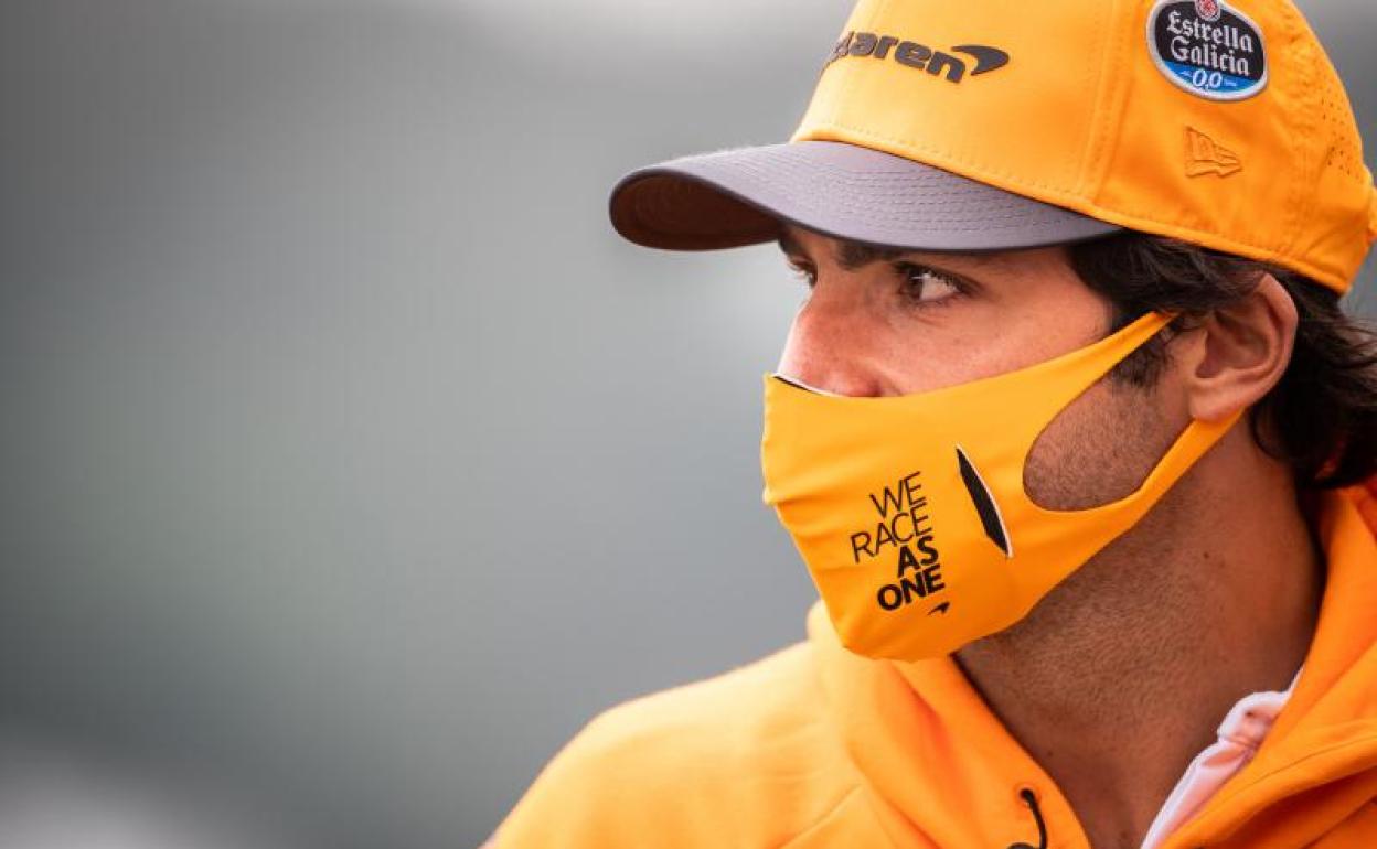 Carlos Sainz ni siquiera pudo tomar la salida en Spa. 