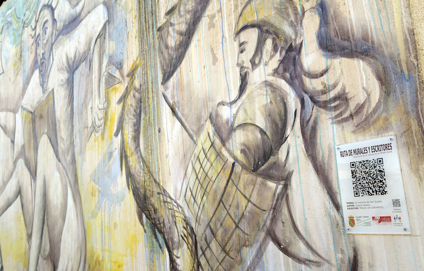 Fotos: Villangómez continúa ampliando su Ruta de los Murales