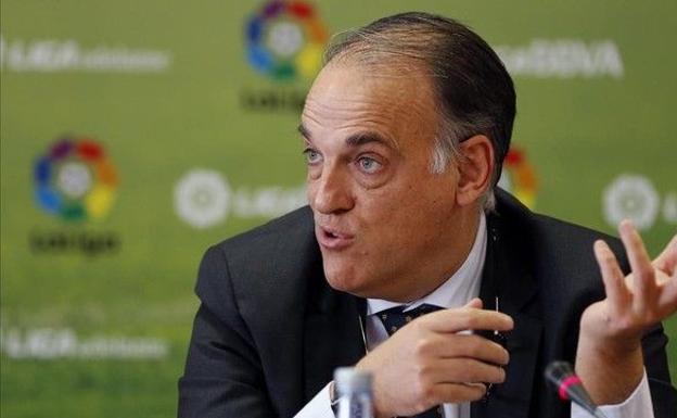 Javier Tebas, presidente de LaLiga. 