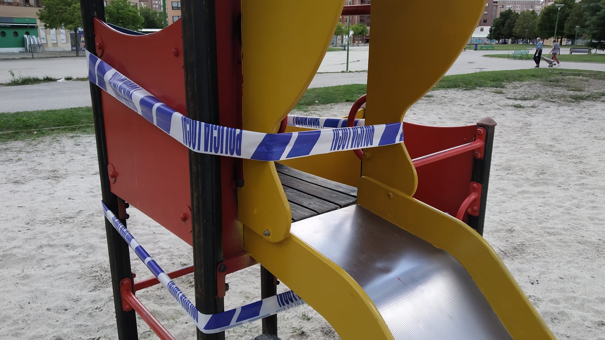 Fotos: Los parques infatiles vuelven a la fase 0 en Burgos