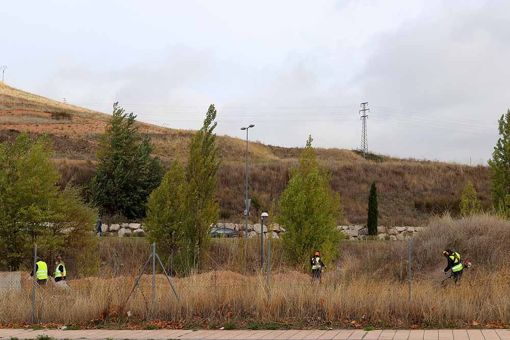 Fotos: Las brigadas del Plan de Empleo estarán limpiando y adecentando Burgos hasta febrero