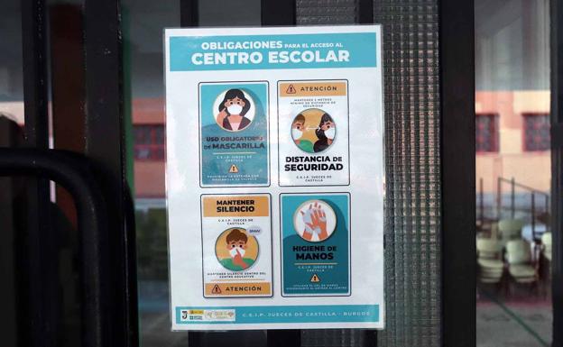 La Junta pone en cuarentena dos nuevas aulas en Miranda de Ebro por la covid-19