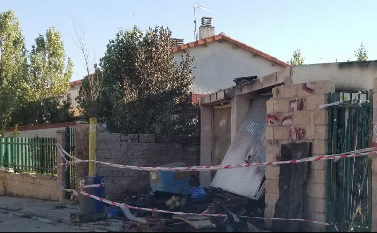 Viviendas ocupadas en el pueblo burgalés de Cardeñadijo. 