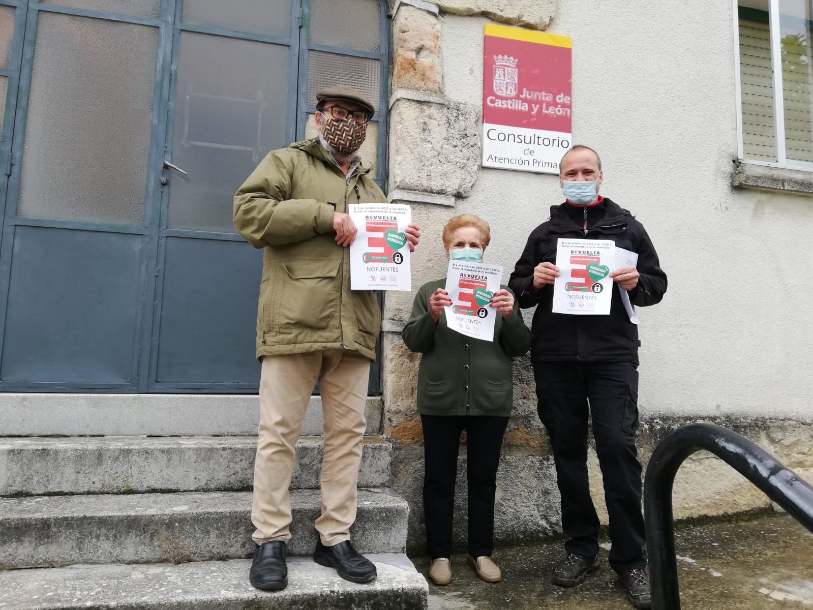 Fotos: Los pueblos burgaleses responden a la concentración nacional en defensa de la sanidad rural