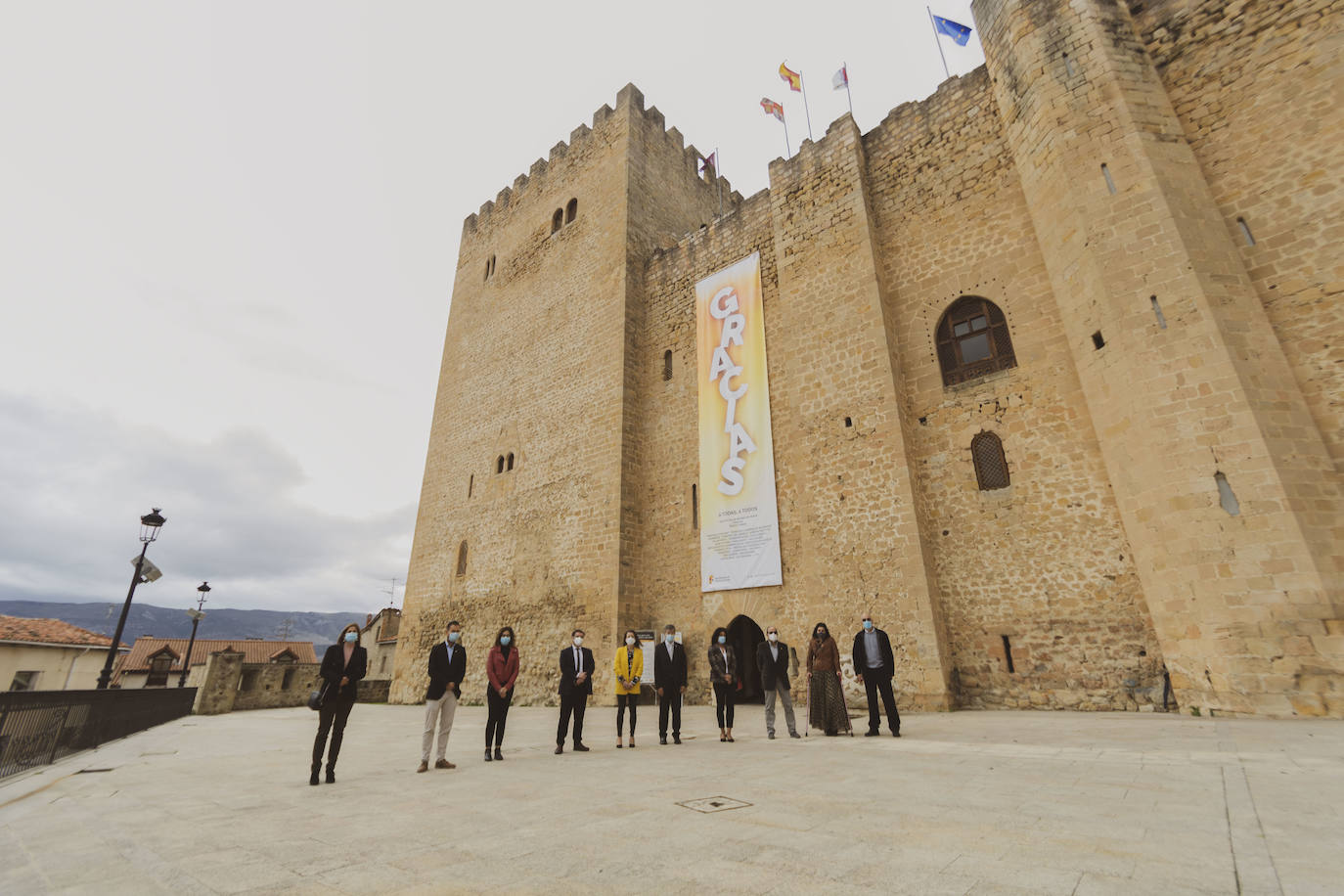 Homenaje en Medina de Pomar.
