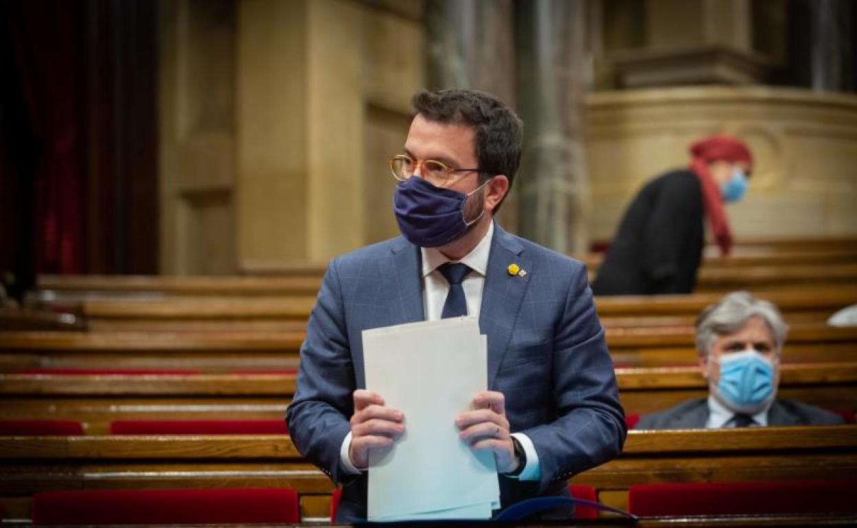 Pere Aragones, presidente de la Generalitat. 