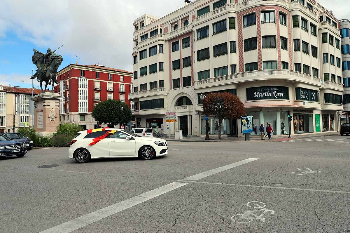 Fotos: Imágenes de la caravana de Vox en Burgos