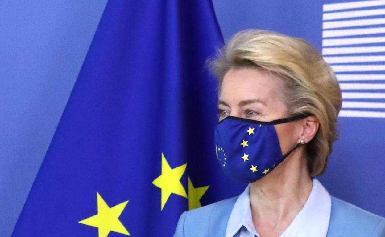 La presidenta de la Comisión Europea, Ursula von der Leyen