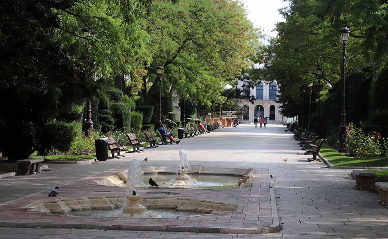 Imagen del Paseo Marceliano Santa María de Burgos.