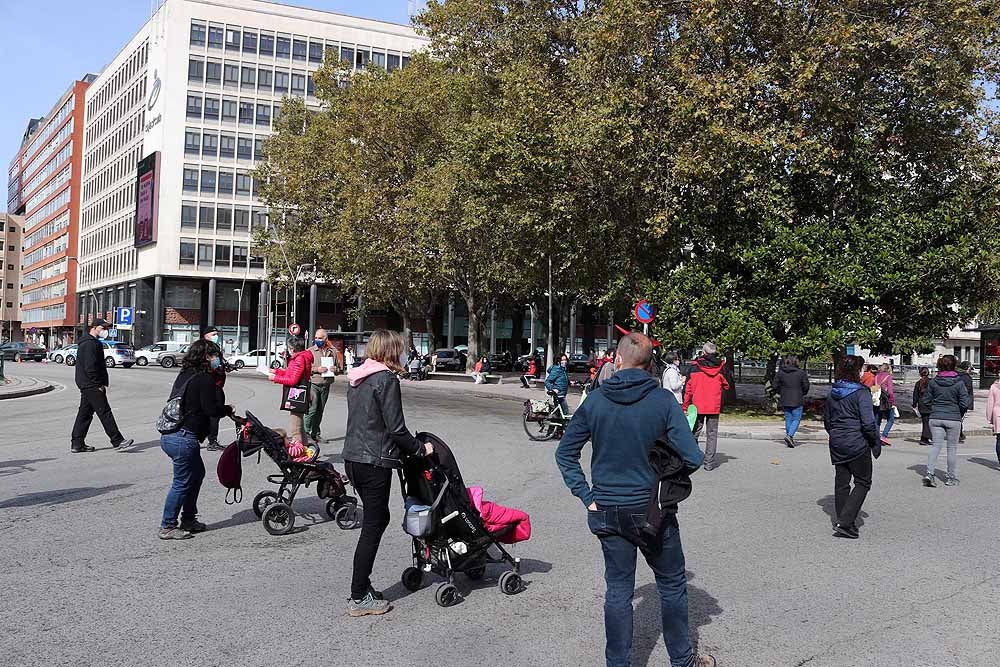 Manifestación contra la privatización de la sanidad en Burgos.