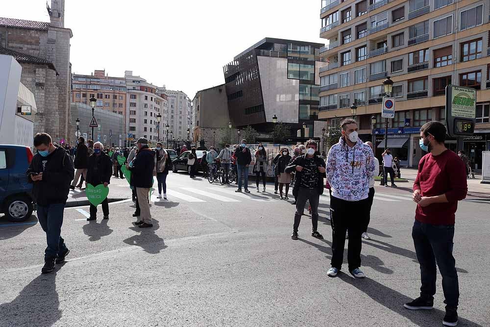 Manifestación contra la privatización de la sanidad en Burgos.