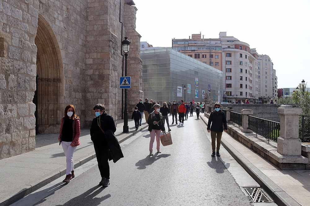 Manifestación contra la privatización de la sanidad en Burgos.