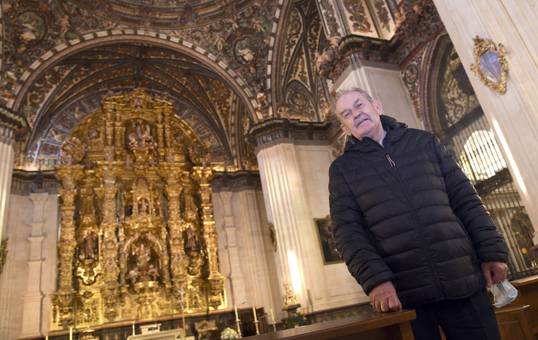 Fotos: Pablo González, presidente del Cabildo de la catedral de Burgos