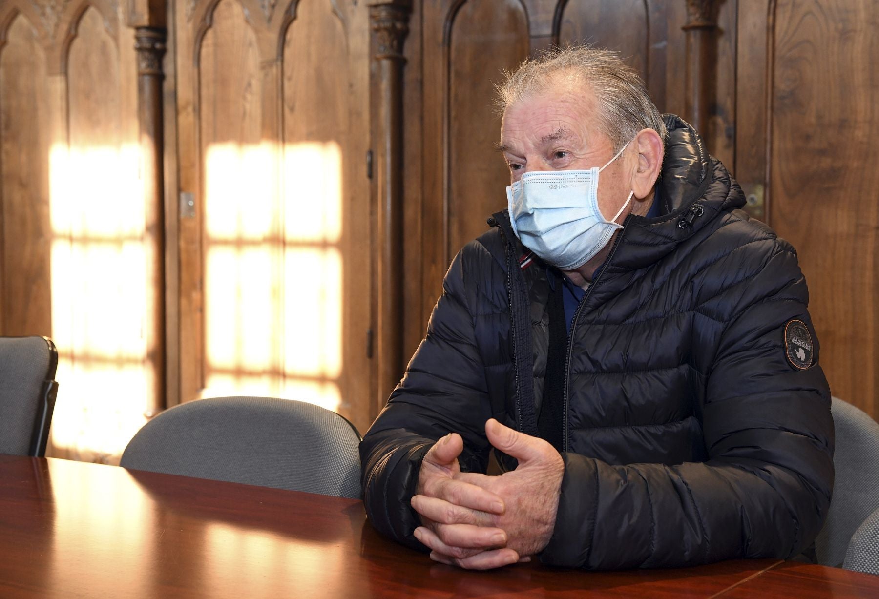 Fotos: Pablo González, presidente del Cabildo de la catedral de Burgos