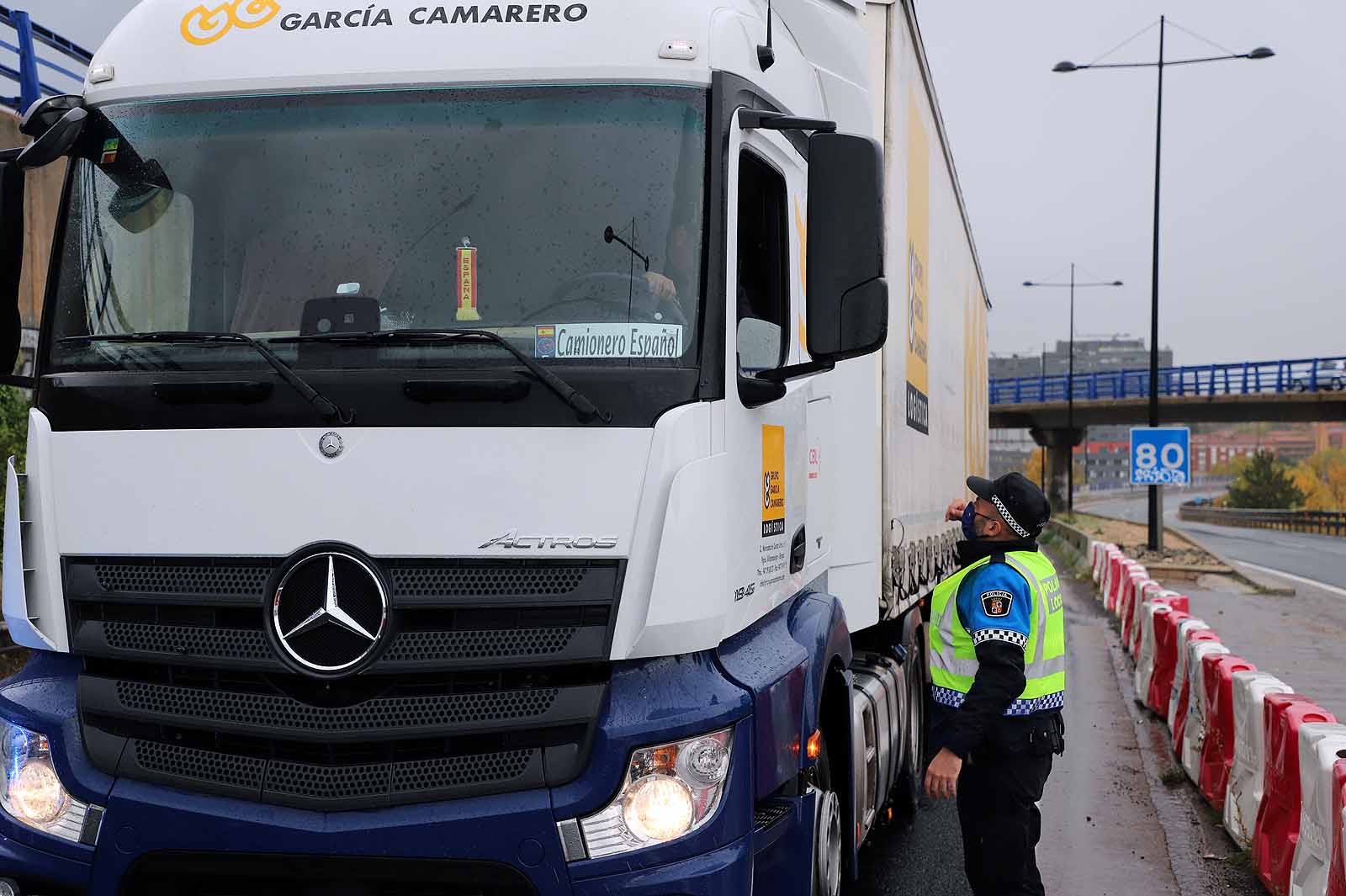 Fotos: Prmer día de controles en las carreteras de Burgos