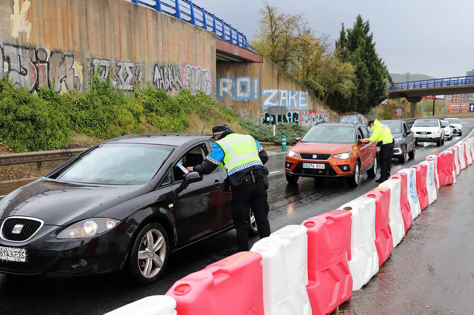 Fotos: Prmer día de controles en las carreteras de Burgos