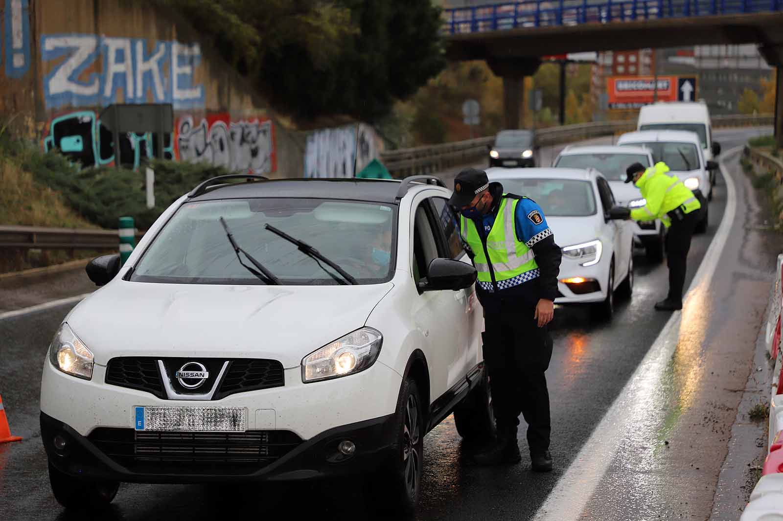 Fotos: Prmer día de controles en las carreteras de Burgos