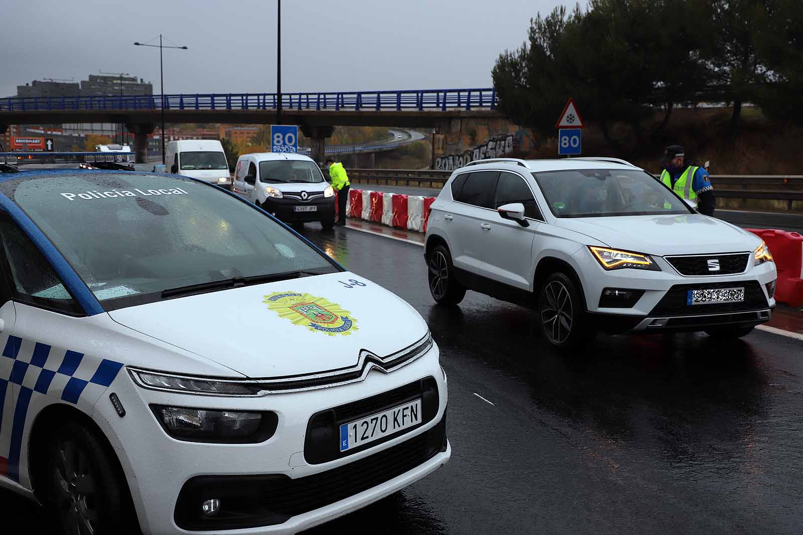 Fotos: Prmer día de controles en las carreteras de Burgos