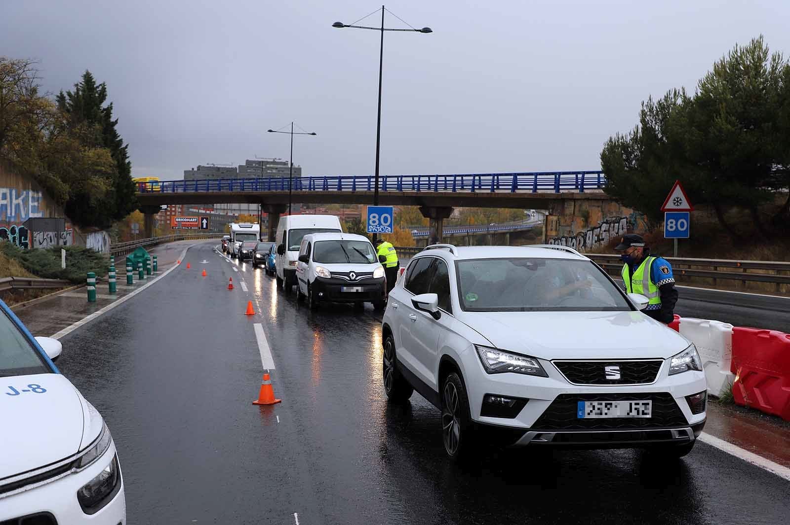 Fotos: Prmer día de controles en las carreteras de Burgos