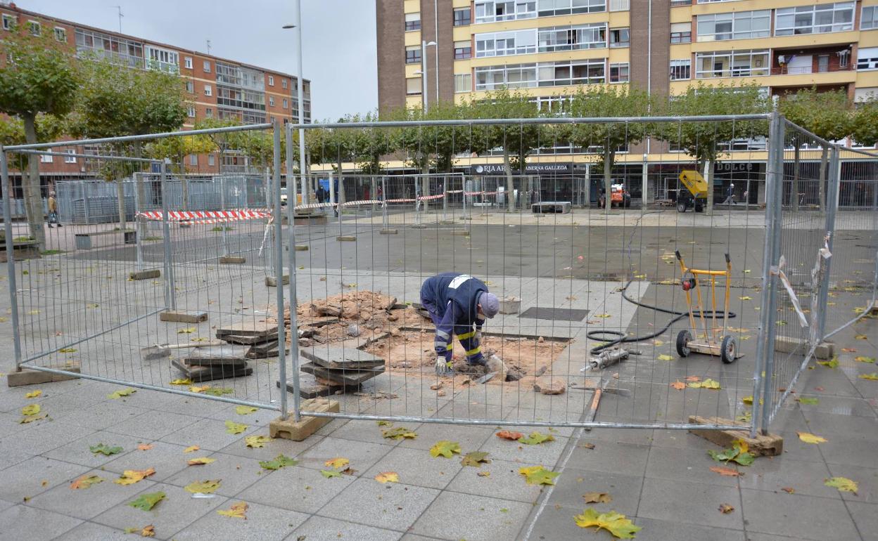 Ya se ha vallado el entorno y han comenzado las primeras catas. 