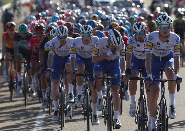 Vuelta Ciclista a su paso por Burgos.