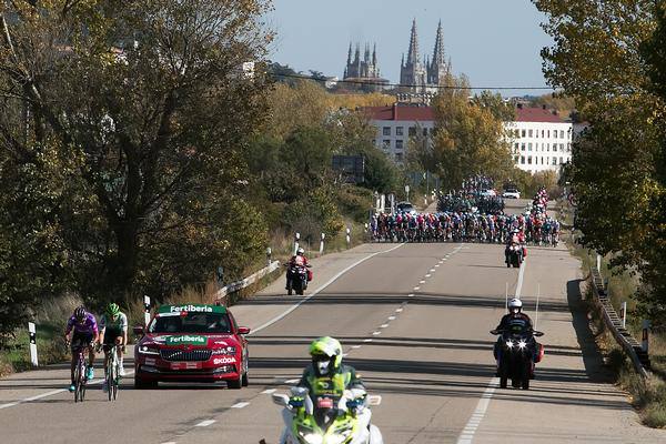 Vuelta Ciclista a su paso por Burgos.