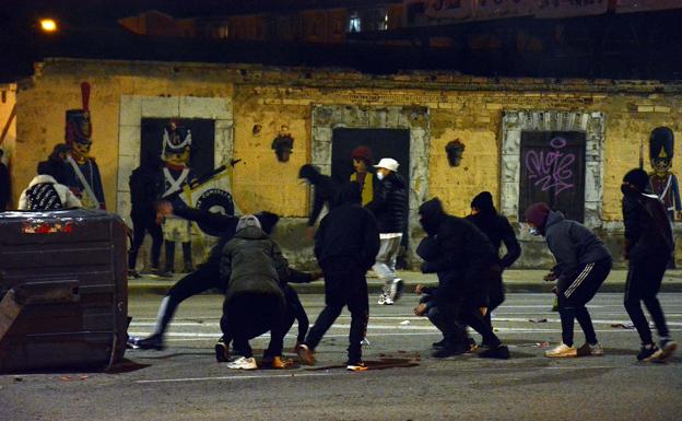 Altercados en el barrio burgalés de Gamonal. 