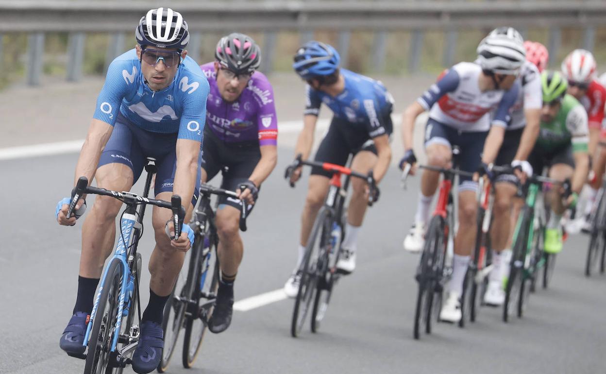 Ángel Madrazo en la fuga de La Vuelta