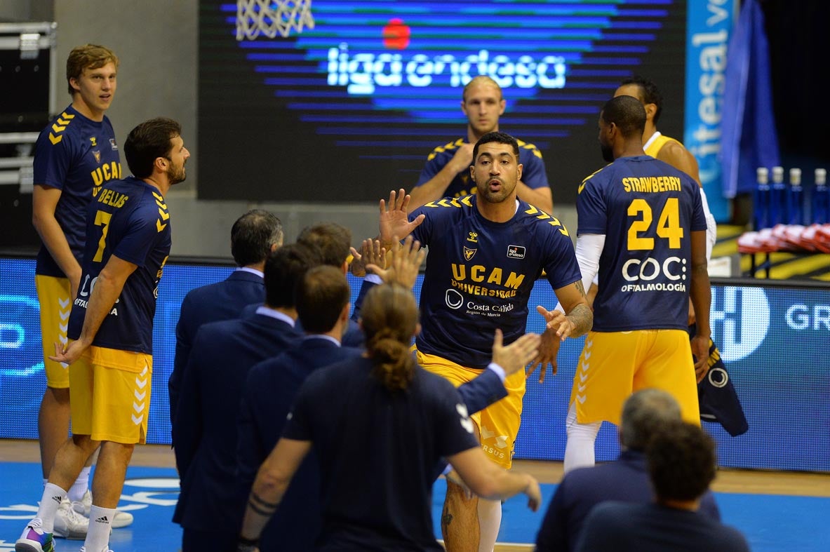 Partido entre el Hereda San Pablo Burgos y el UCAM Murcia.