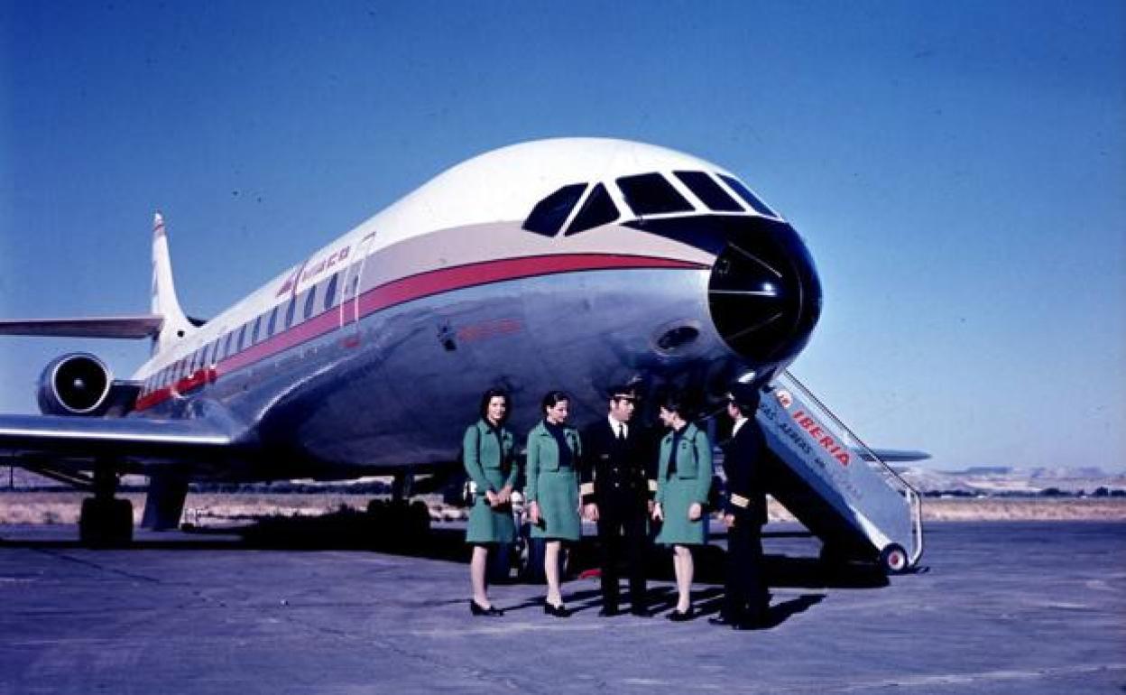 Avión Super Caravelle, modelo similar al perseguido por el OVNI de Manises