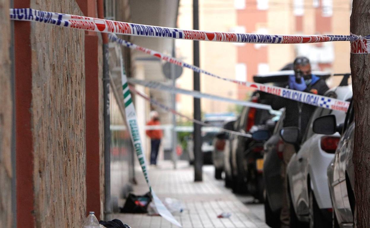 Luga de la agresión a una joven en El Campello (Alicante).