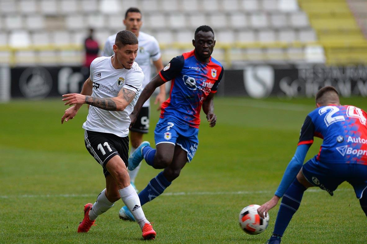 Los burgaleses perdieron 0-2 ante los asturianos.