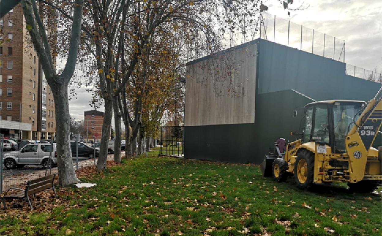 Comienzan las obras del parque Parkour en Miranda de Ebro