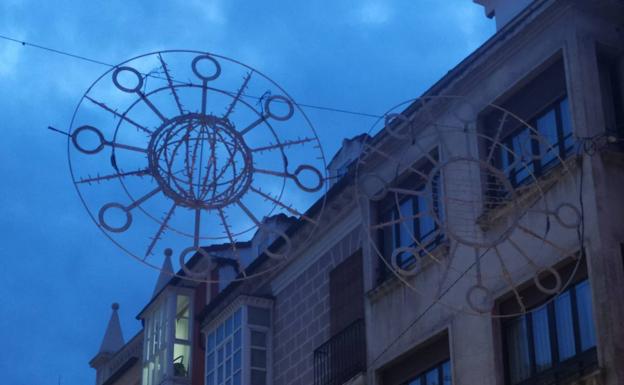 Coronavirus hasta en las luces de Navidad en Burgos