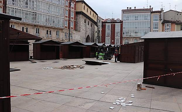 El mercado ha ampliado la superficie ocupada para cumplir con las distancias de seguridad.