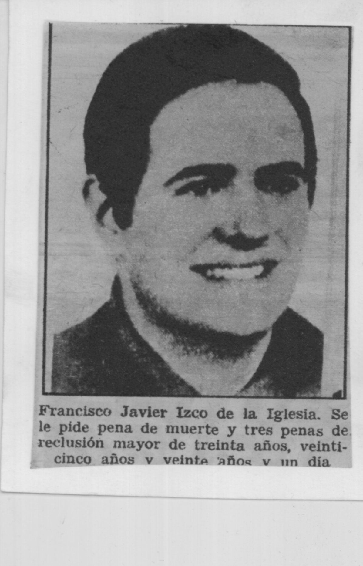 Francisco Javier Izko de la Iglesia, etarra amnistiado en 1977, juzgado en el 'Proceso de Burgos'.