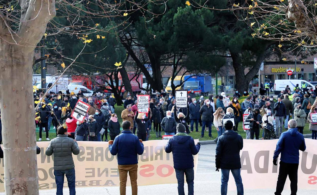 Coronavirus en Burgos: "La hostelería burgalesa se echa a la calle para reclamar su apertura"