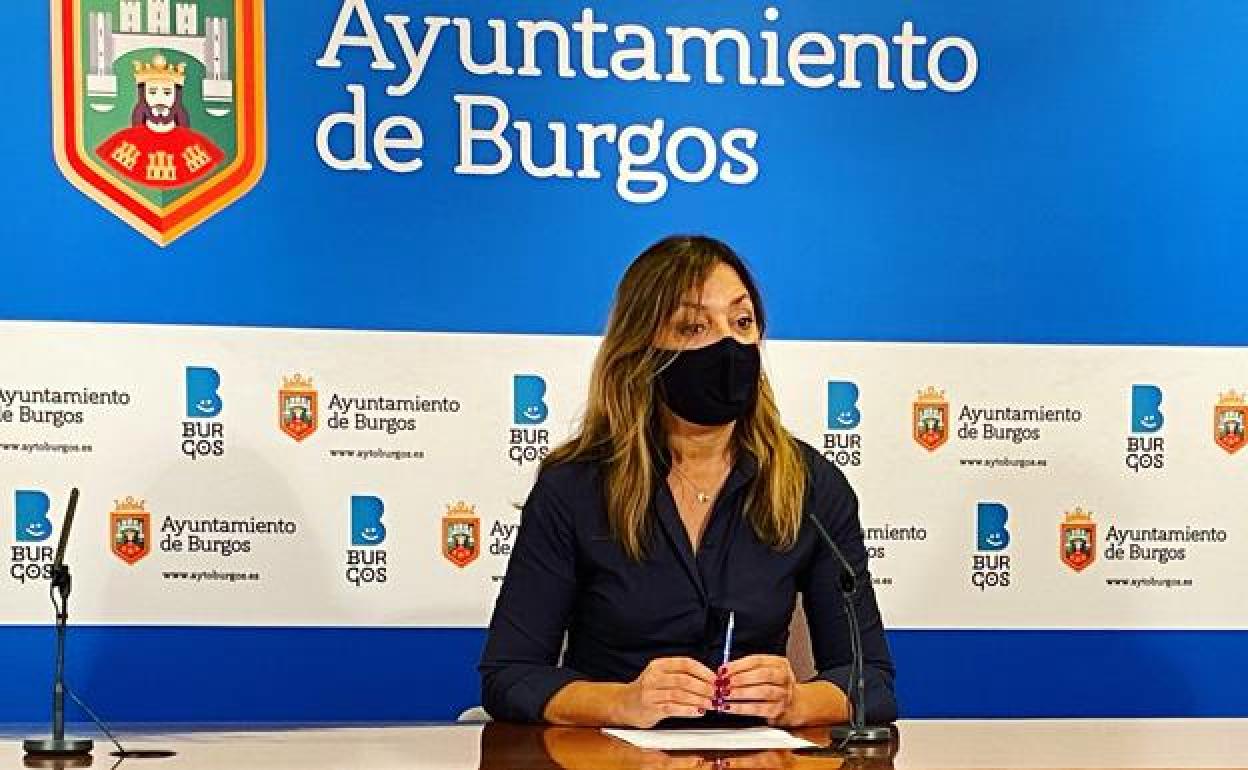 Carolina Blasco, en rueda de prensa. 