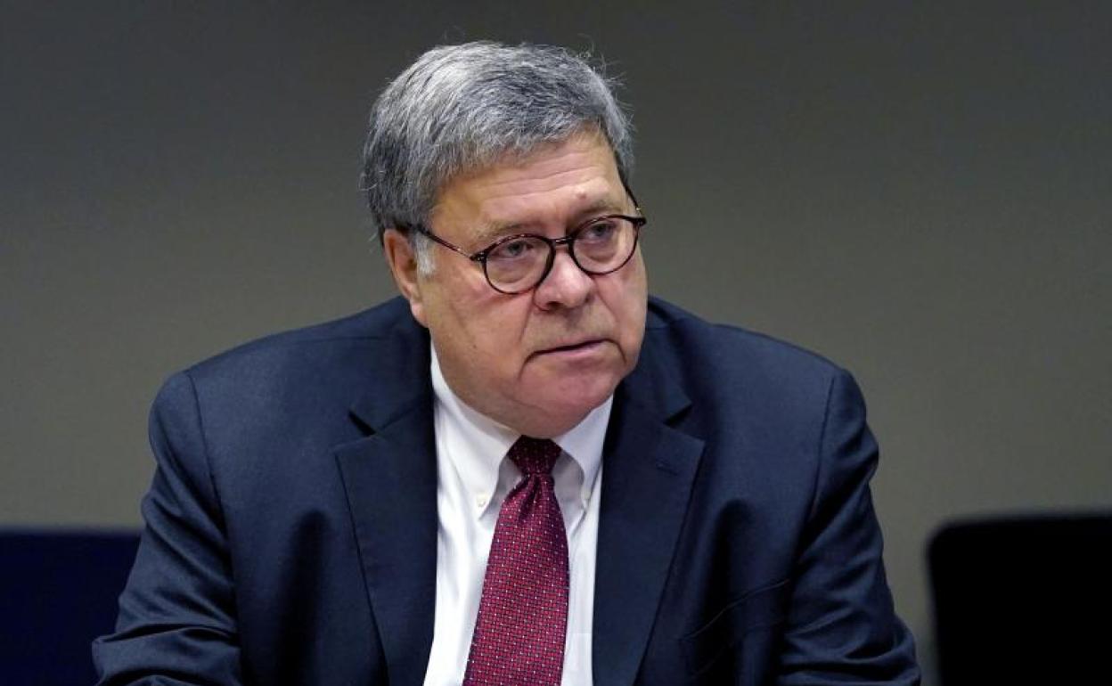 El hasta ahora fiscal general William Barr 