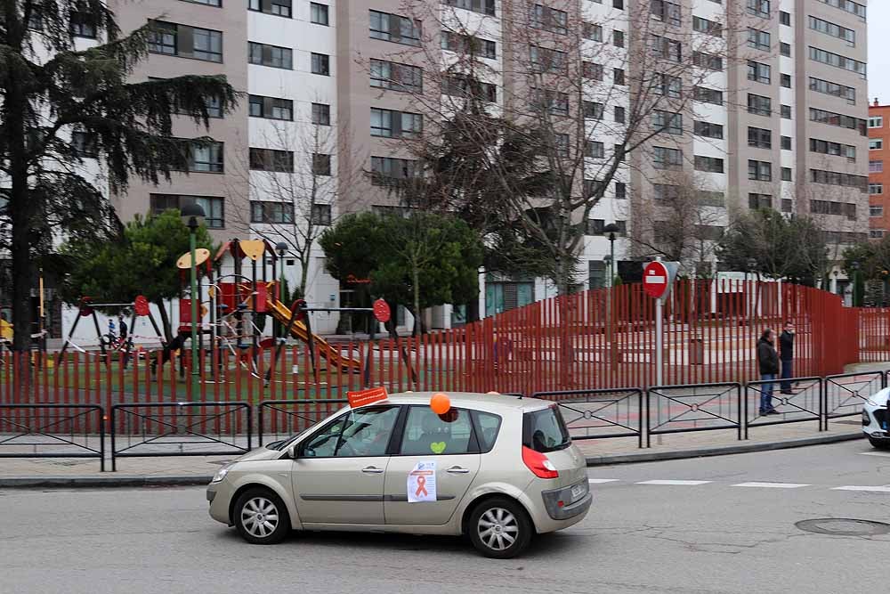 Fotos: Una caravana de coches contra la Ley Celaá recorre las calles de Burgos