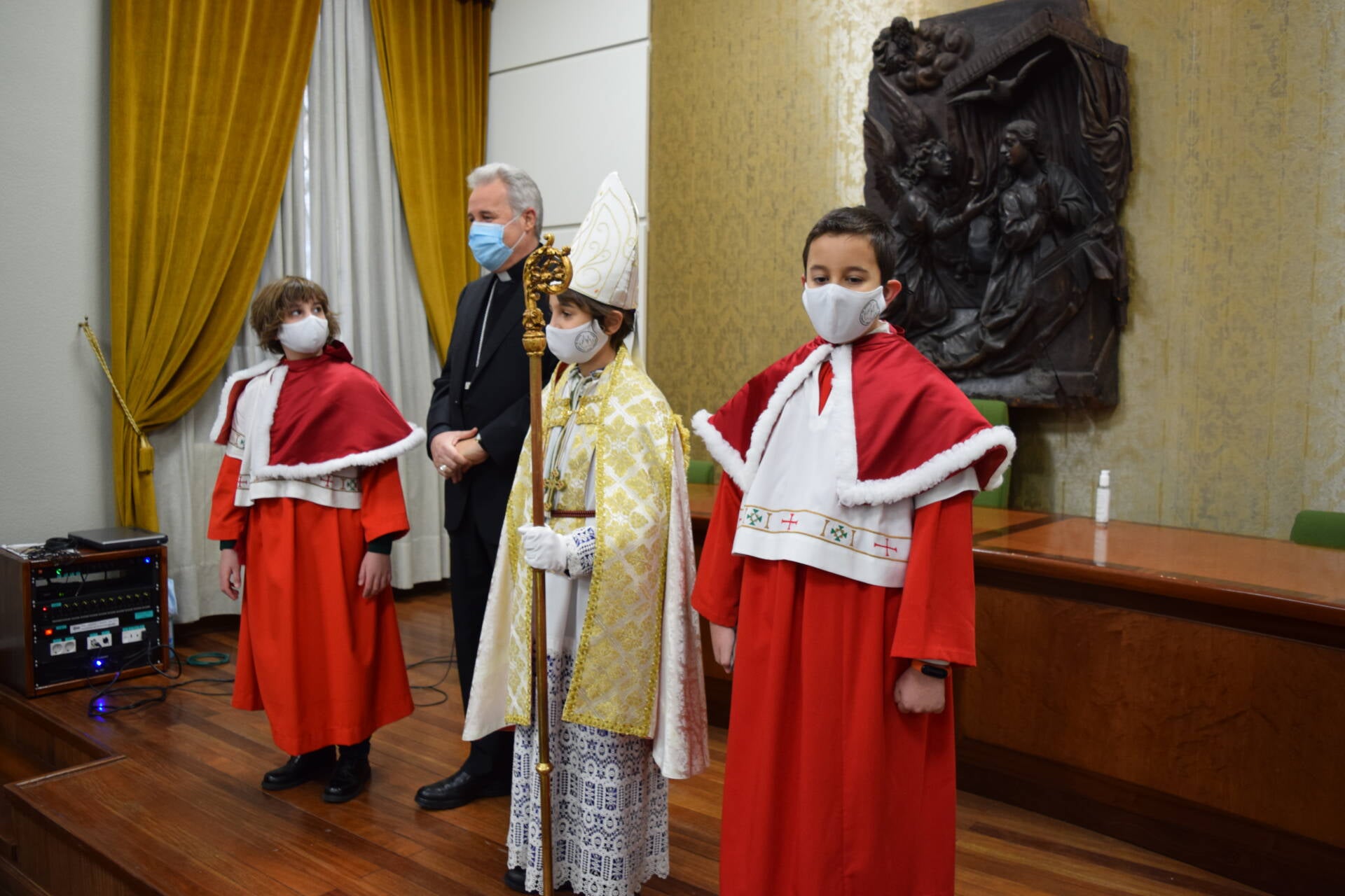 Fotos: El obispillo 2020 se adecua a las exigencias de la pandemia