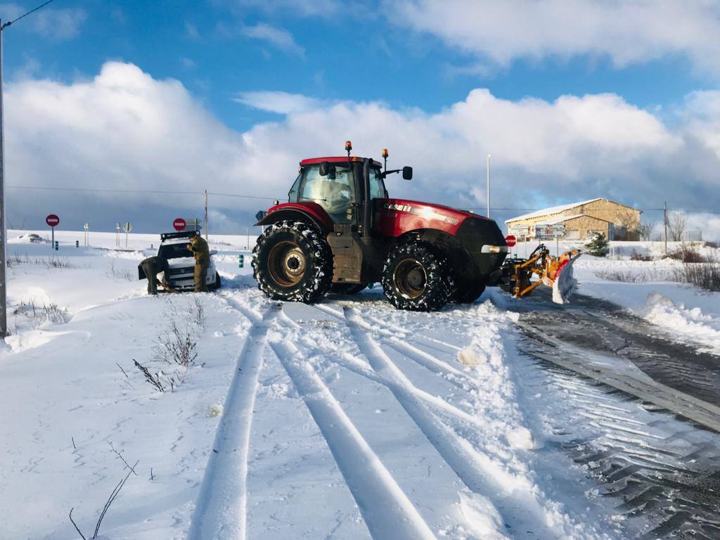 Fotos: La primera nevada del año en la provincia