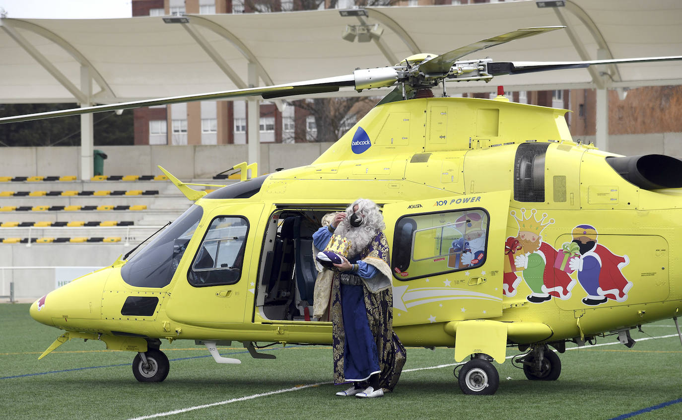 Fotos: Los Reyes Magos aterrizan en Burgos