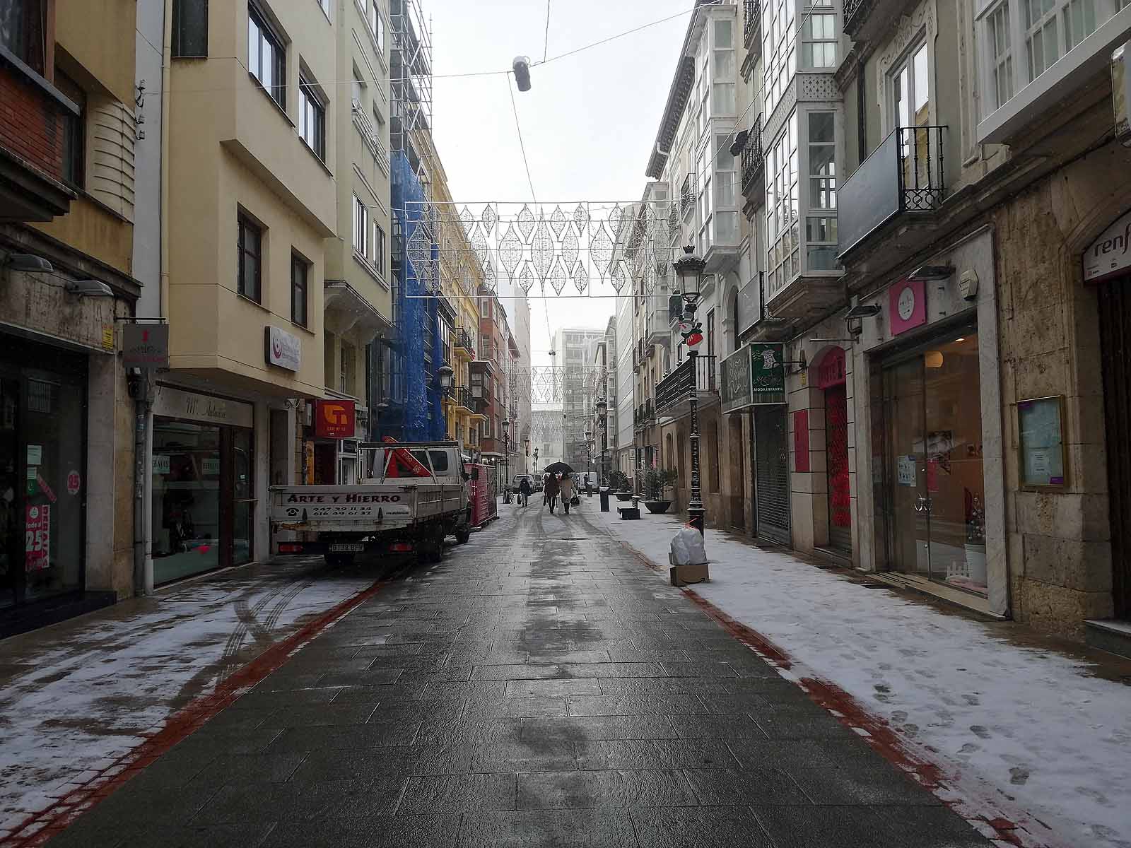 Fotos: La nieve cubre el centro de la ciudad