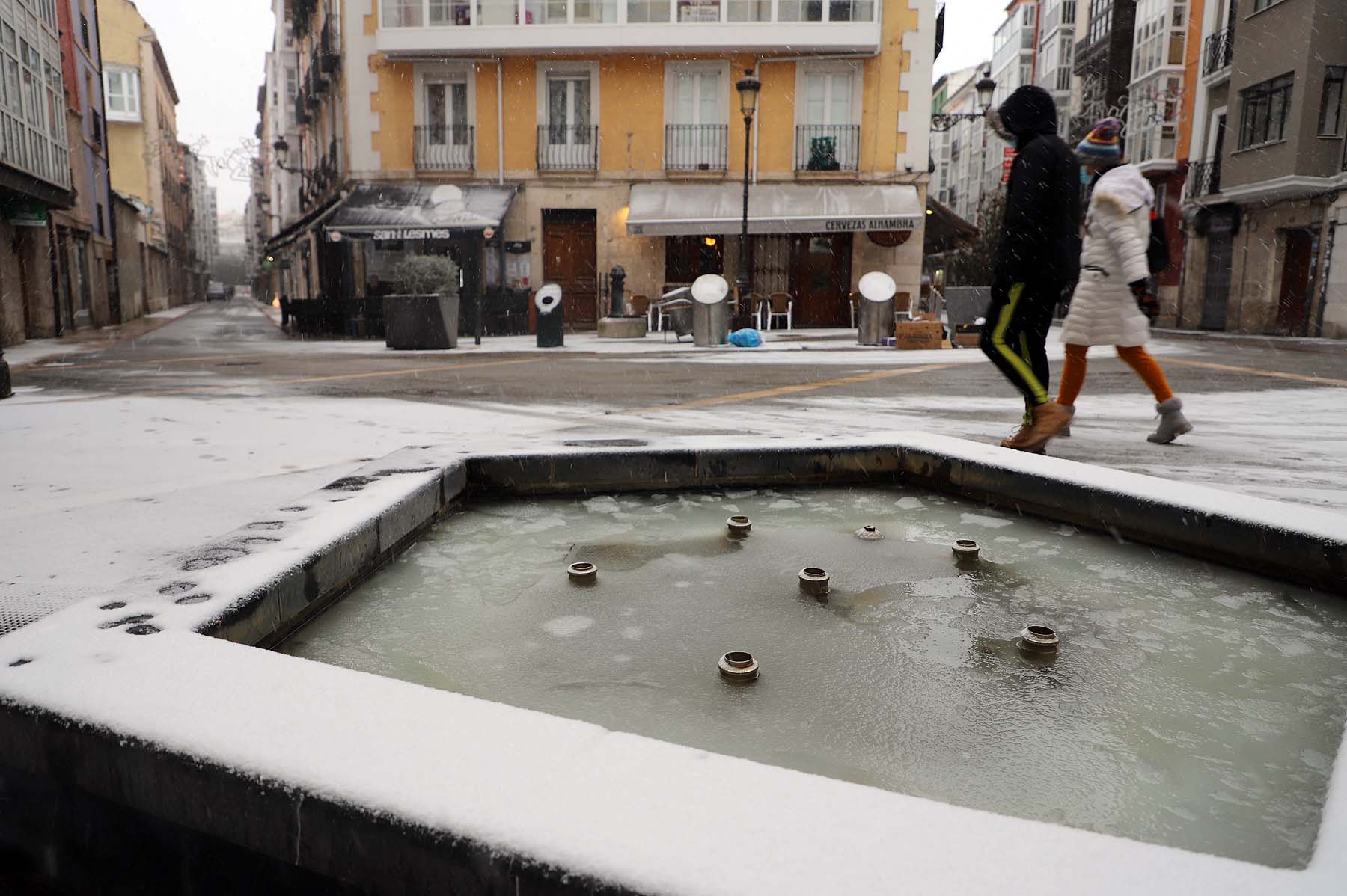 Fotos: Burgos se cubre de nieve gracias a Filomena